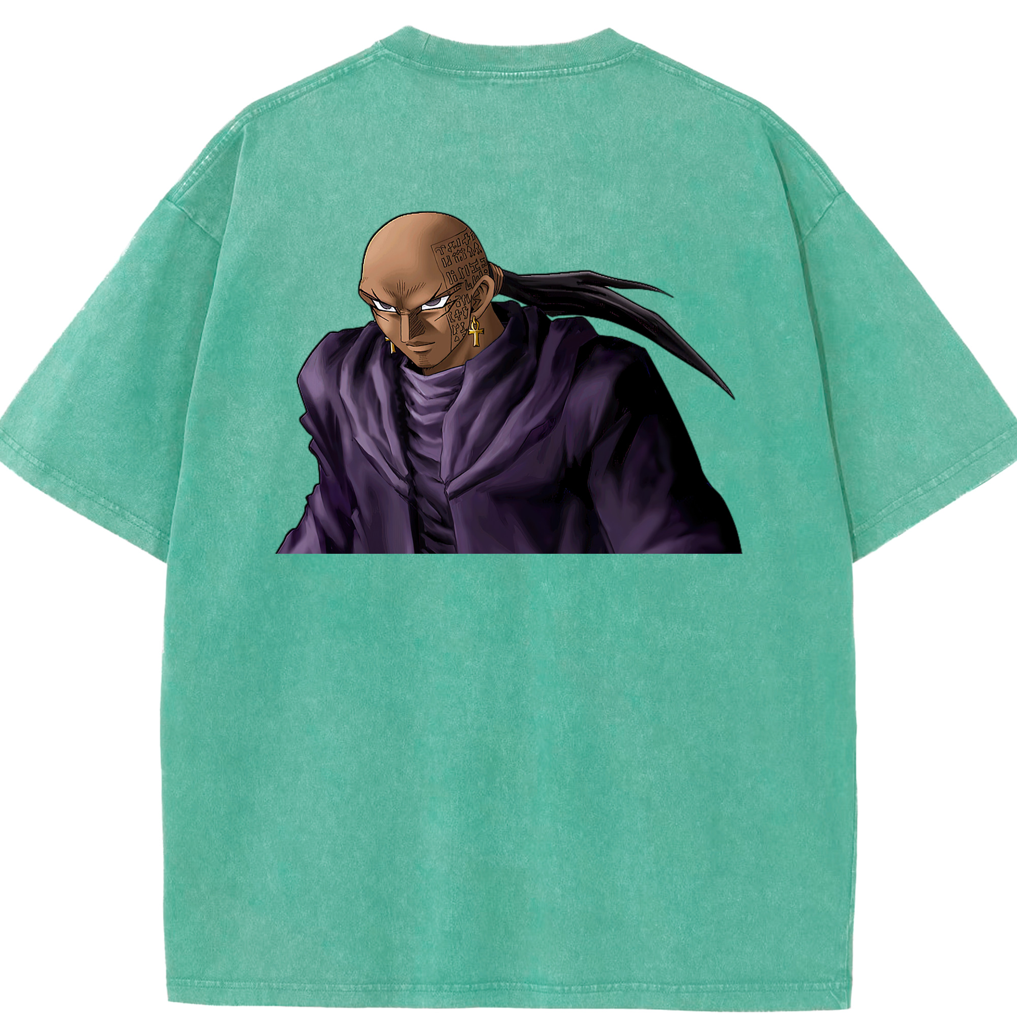 （画像用） 遊☆戯☆王 Yu-Gi-Oh! 綿100% ヴィンテージ風 半袖Tシャツ（背面プリント）